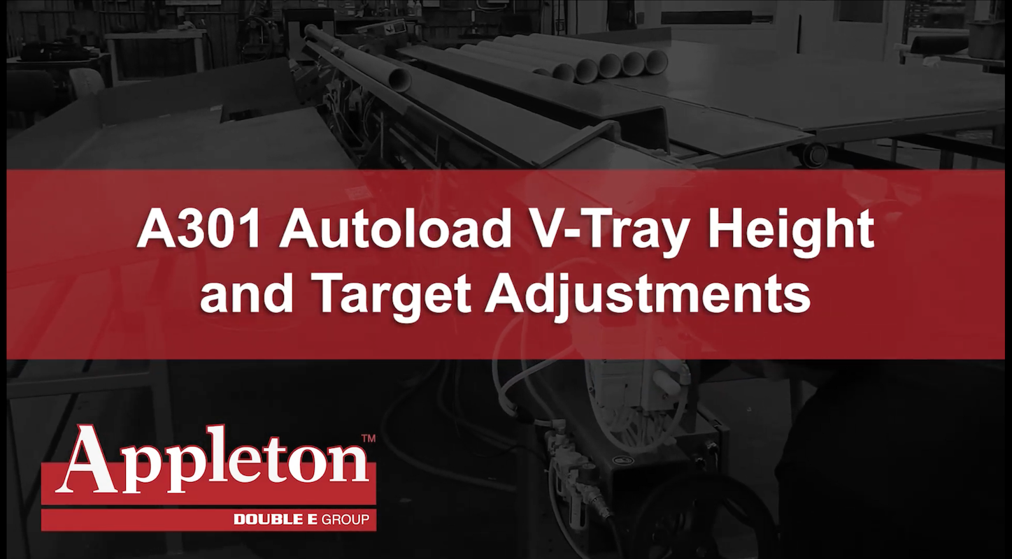 A301 AL Target and Tray Height Adjustment