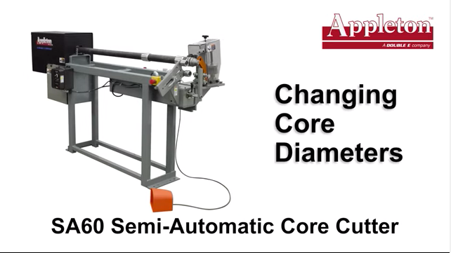 SA60 Core Cutter Diameter Changes